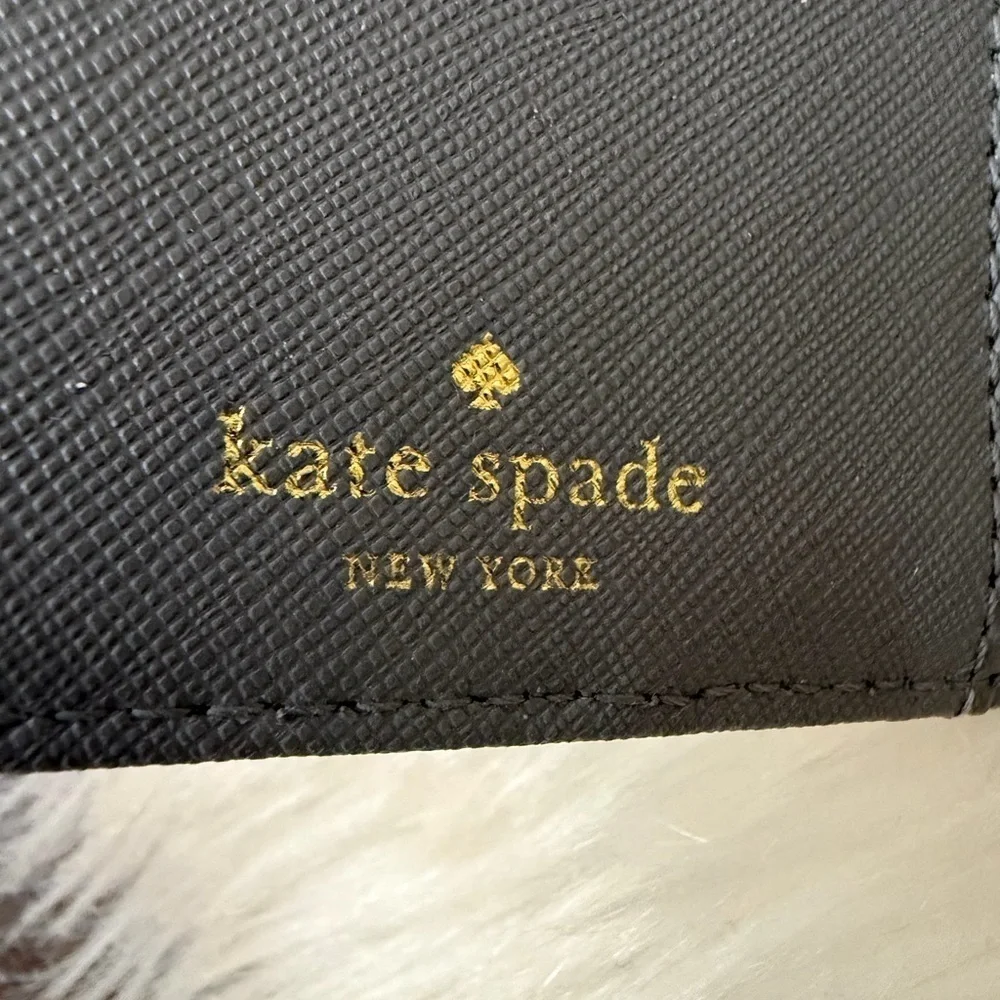 Kate Spade Light Gray Wallet with Zipper Accent